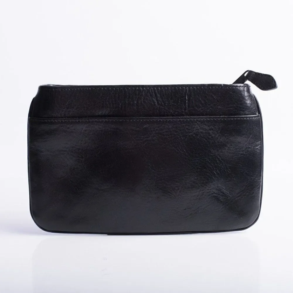 Brighton Womens Croc Textured Leather Handbag Purse Shoulder Bag Zip Top